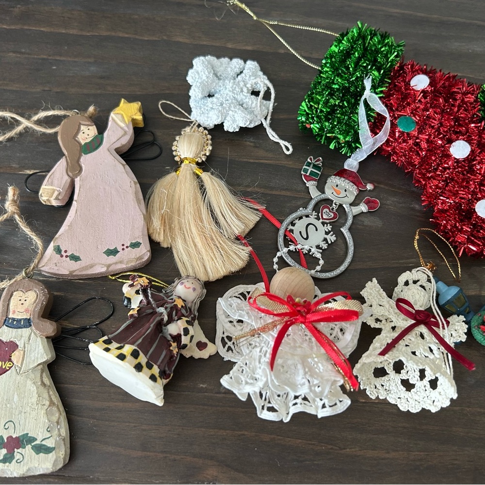 Handcrafted Christmas Ornament Set - Multicolor